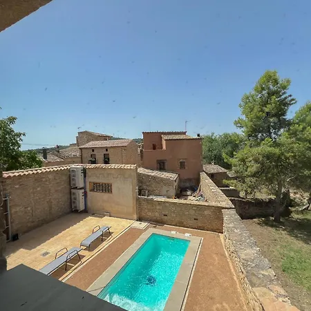 Alpehytte Cal Gabarro - Casa 12 Con Piscina, Wifi, Ac Y Bbq Vilanova de Meyá